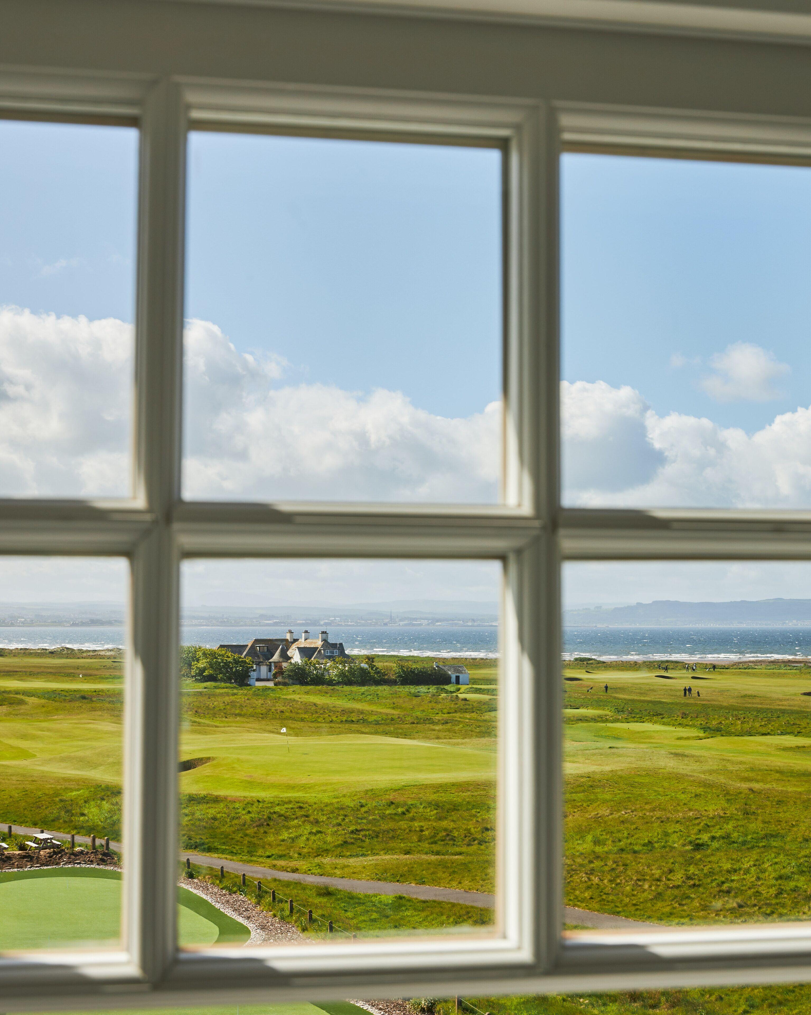 Marine Troon Hotel Eksteriør billede View of the golf course from the hotel